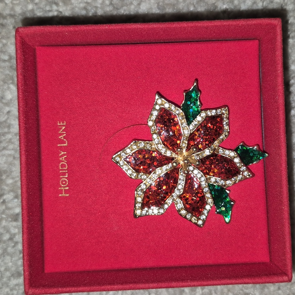 Hoiday Pointsetta Brooche